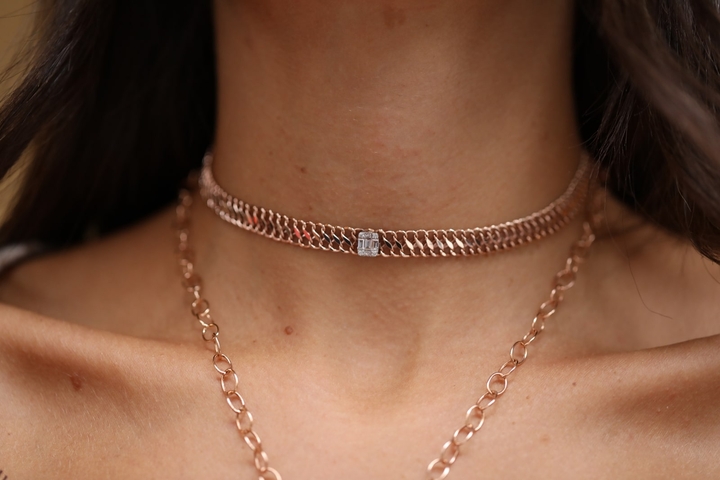 Baget Pırlanta Choker - REİS (1)