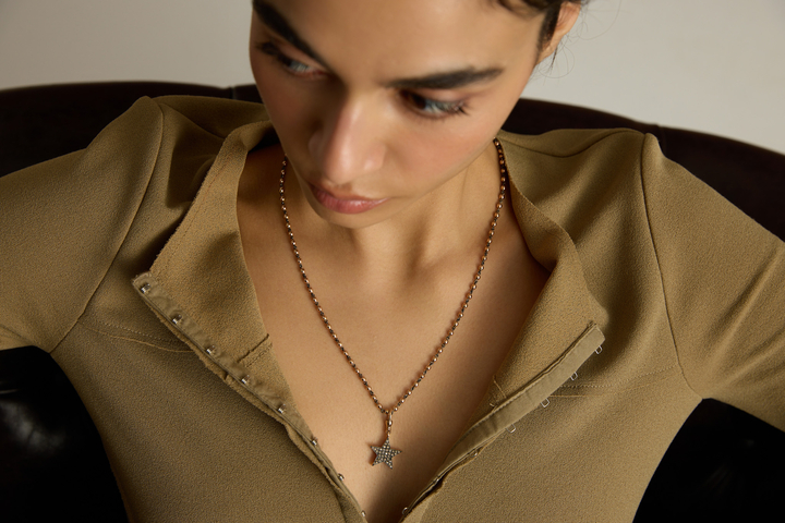 Bold Star Necklace - REİS (1)