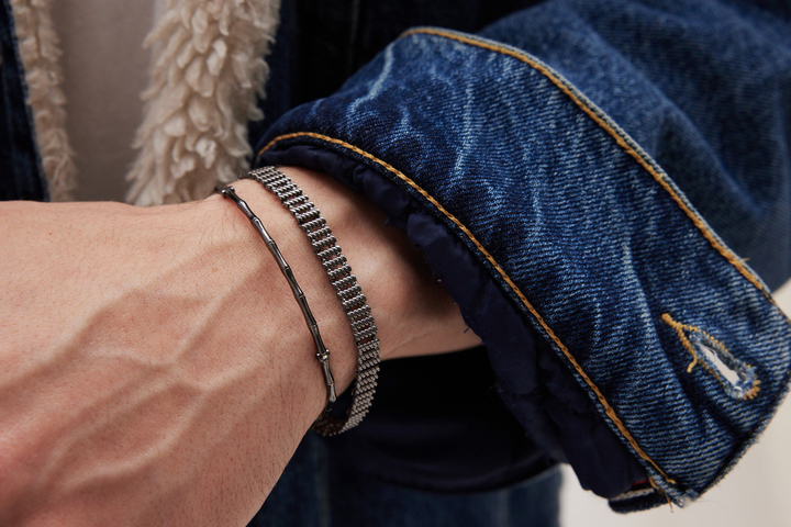 Bone Silver Bangle - REİS (1)