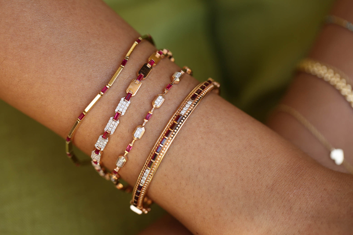 Cable Ruby Bangle - REİS (1)