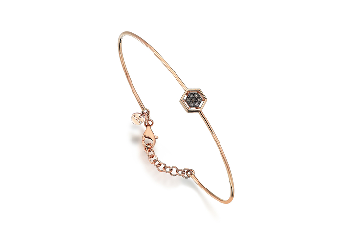 Hexa Brown Bangle - REİS (1)