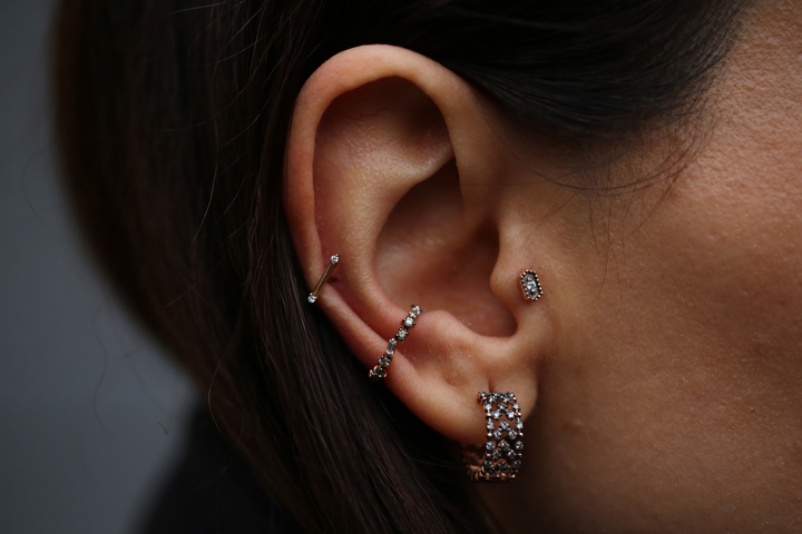 Loure Shine Brown Earring - REİS (1)