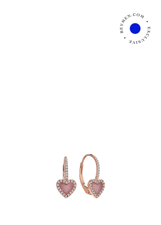 Pink Heart Küpe - REİS
