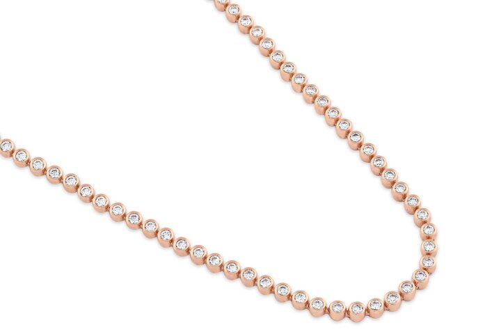 Diamond Tennis Necklace - REİS (1)